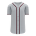 Athletic Knit Full Button Baseball Jersey with Braided Trim (BA5500)